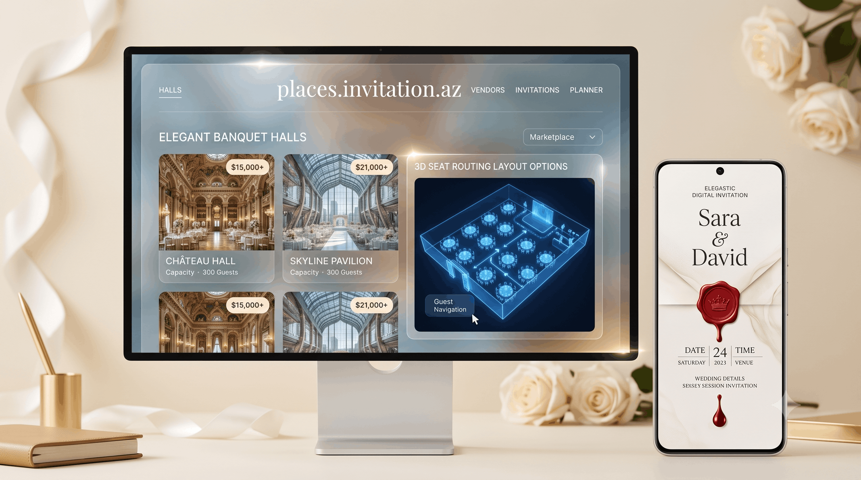 Möhtəşəm Toyun Sirri Açıldı: places.invitation.az ilə Ən Lüks Məkanlar və Partnyorlar Bir Yerdə!